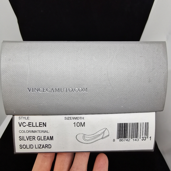 Vince Camuto 'Ellen' lizard leather ballet flats - Picture 5 of 8